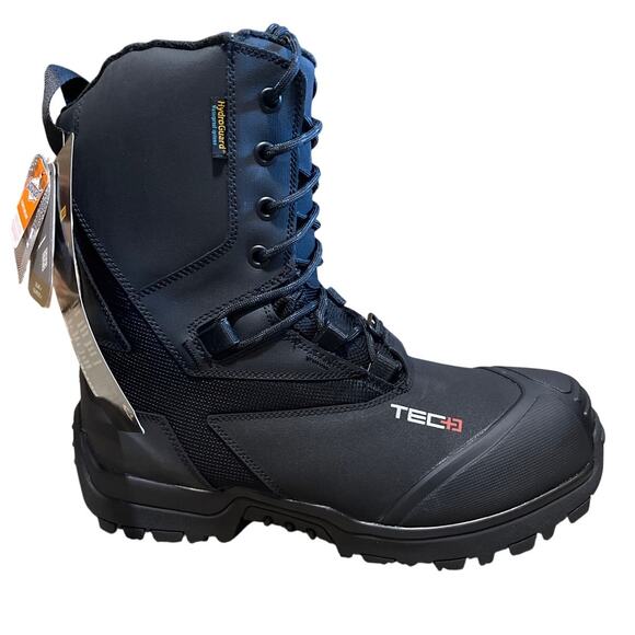 Ski-Doo NEW Unisex Men's Size 12 Tec + Black Moisture Wicking Snowmobile Boots - Picture 13 of 13